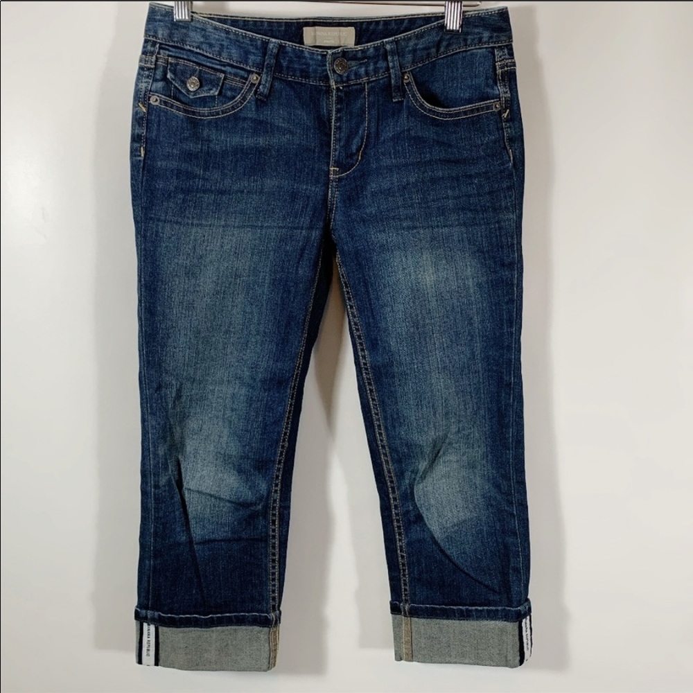 Banana Republic 25 Jeans Cotton Stretch Cropped